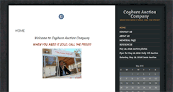 Desktop Screenshot of cogburnauction.com